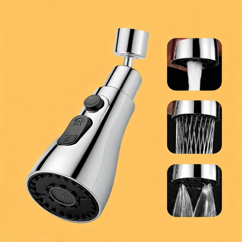 3-Mode High-Pressure Kitchen Sink Faucet Sprayer – Save Water, Clean Faster